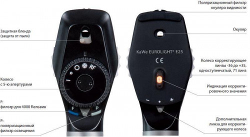 Головка офтальмоскопа Eurolight E25 для MedCenter5000